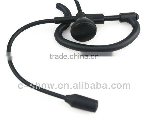 New Black 2 PIN Ear Rod Headphone for Motorola Radio Two-way Radios GP88 GP300 GP2000 P040 PRO1150