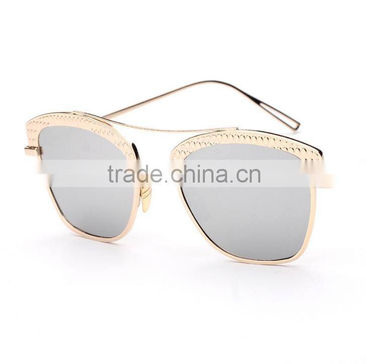 2016 Metal dazzling color wholesale new sunglasses