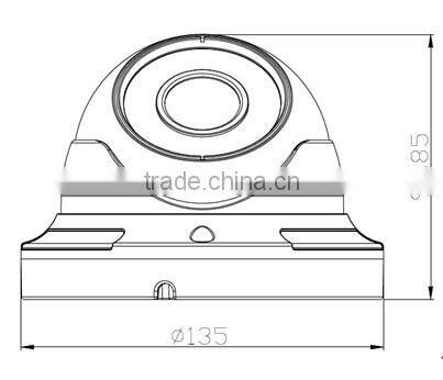 LS VISION 5mp poe vandal-proof ir dome cctv camera 2016 best selling model with Rohs conform