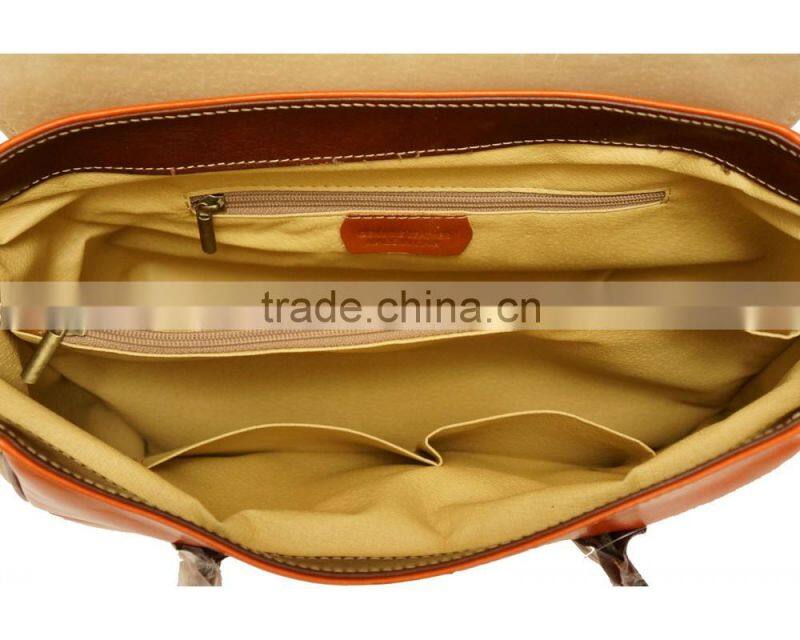 colorful handbag with double handle handbags italian bags genuine leather florence leather fashion