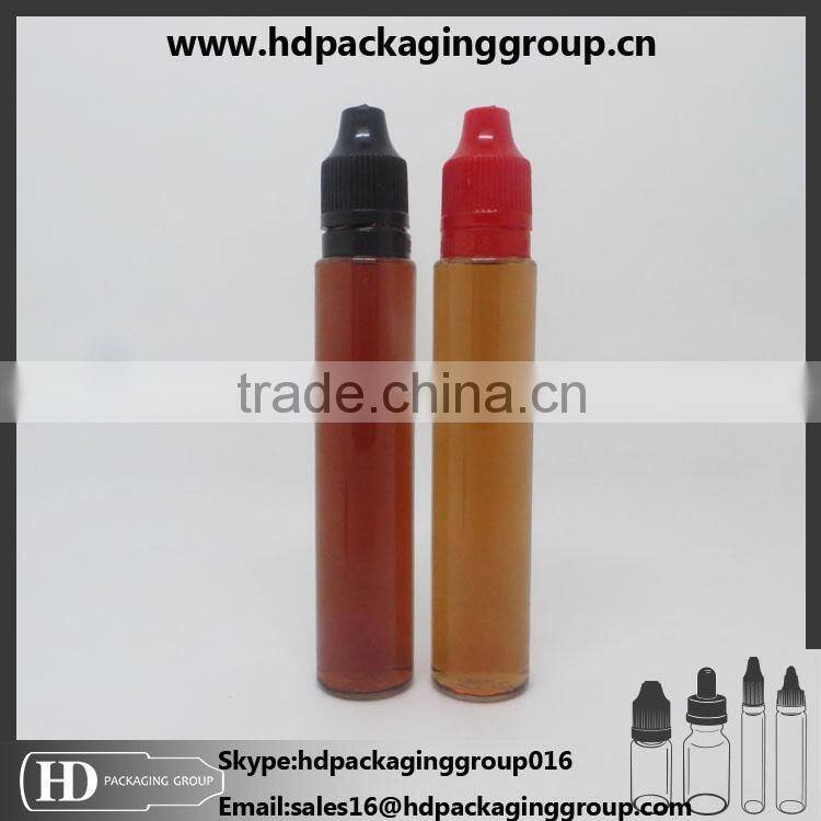 tamper proof sealing type 30ml PET material unicorn bottle with child proof cap from bottle manufacturere