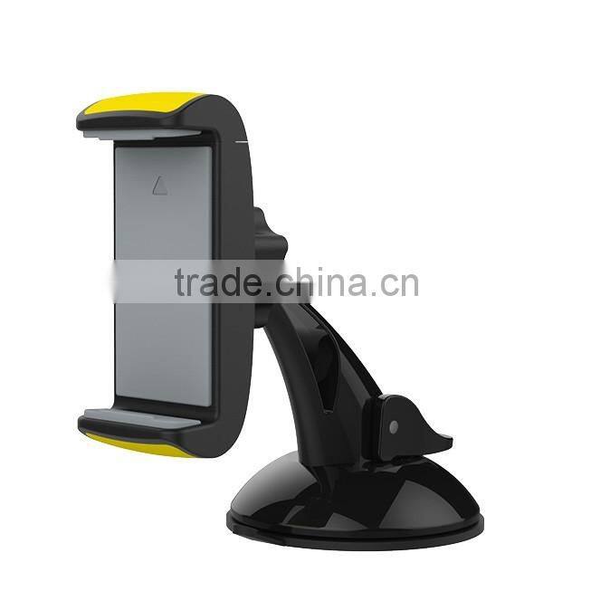 2016 premium PU injection suction cup windshield /dashboard cell phone car mount for 3.5-6 inch mobile phones