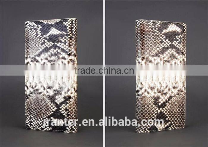 Wholesale classic real python snake skin lady clutch wallet,luxury fashion slim wallet for women