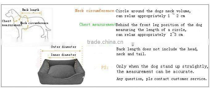 Denim stripes canvas Size XL Pretty dog beds