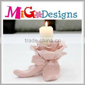 wholesale customized design capiz lotus candle holder
