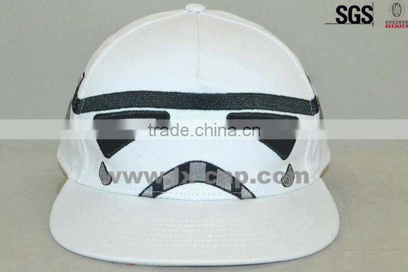 6 panel plain blank snapback hat