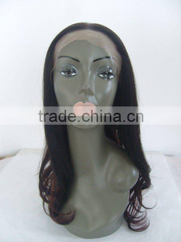similar Freetress synthetic hair lace front wig for african america