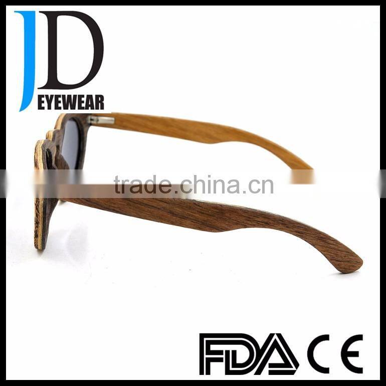 2016 Custom made Clear CR39 TAC Lens New Wooden Sunglasses retro lens