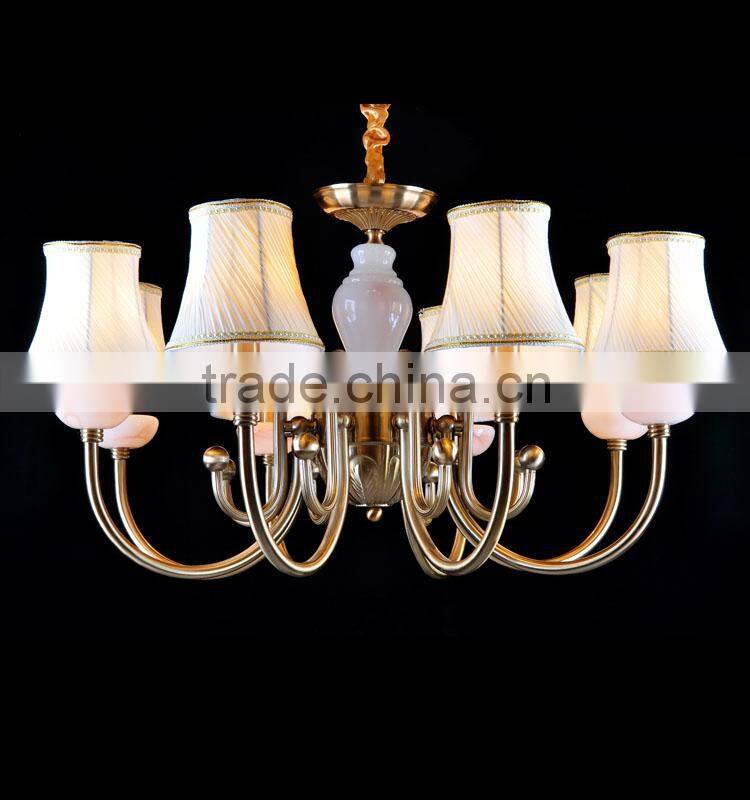 Sparkling marble lamps Iron skeleton chandelier