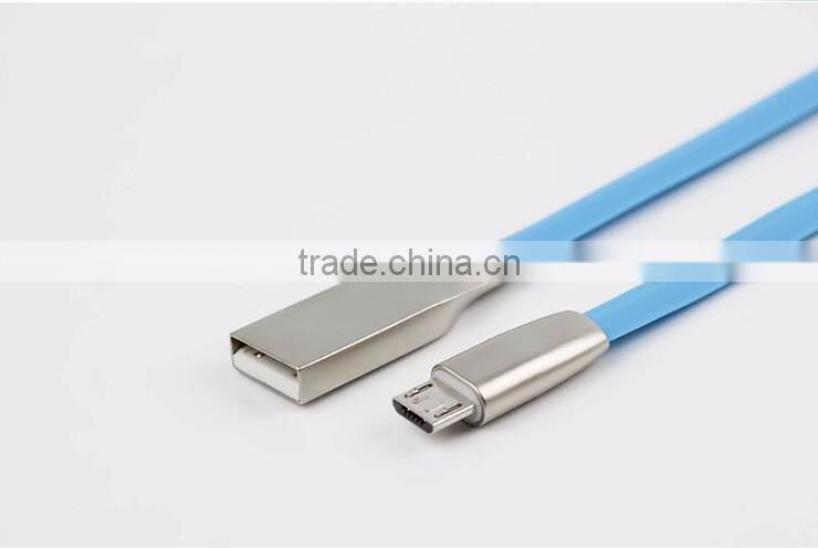 Rhombus Zinc Alloy USB for V8 micro usb data cable pure copper wire