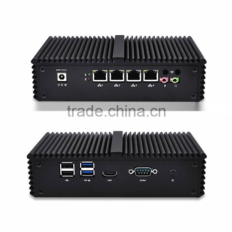Industrial Mini PC with 2GB Ram 32GB SSD Celeron Dual Core 3215U Broadwell Integrated Card pfSense Firewall Router