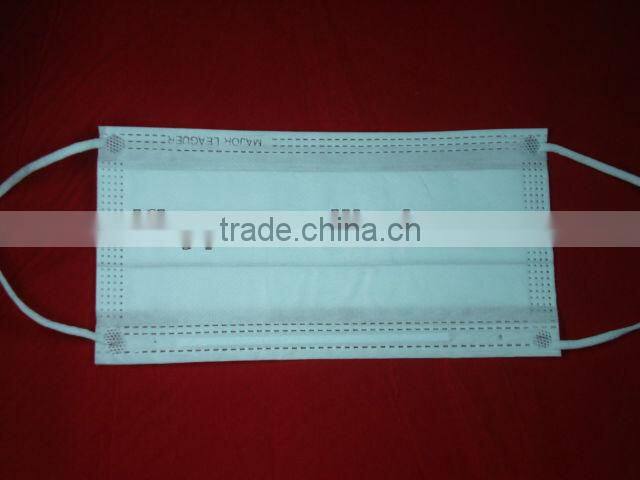 non-woven face mask with ears loop