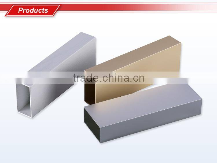 High quality prices square aluminum profiles sales in Guangdong