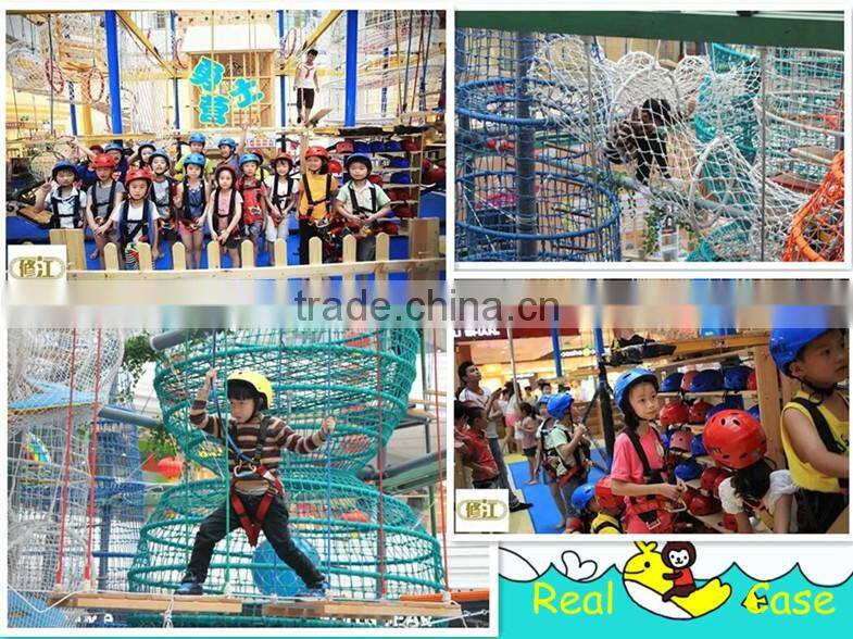 2015 New Design Children Indoor Adventure Rope Course Series