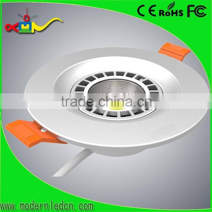 high class 3 inch 7w silver ceiling light 2x2 led drop ceiling light panels