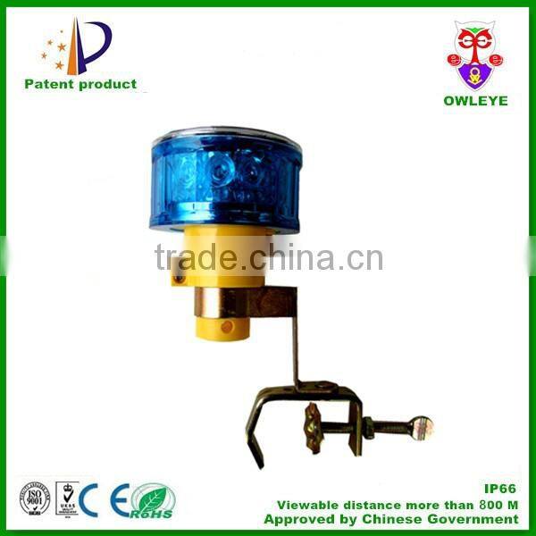 road construction warning flashing barrier light