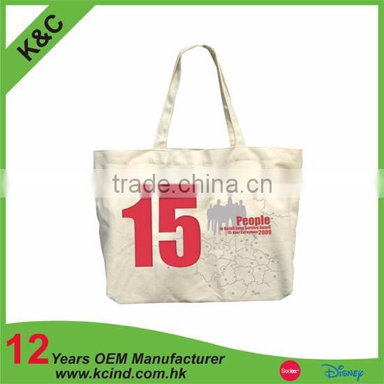 custom LOGO 12oz canvas tote bag