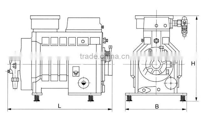 4hp DWM Copeland Refrigeration Compressor D2DL-40 X