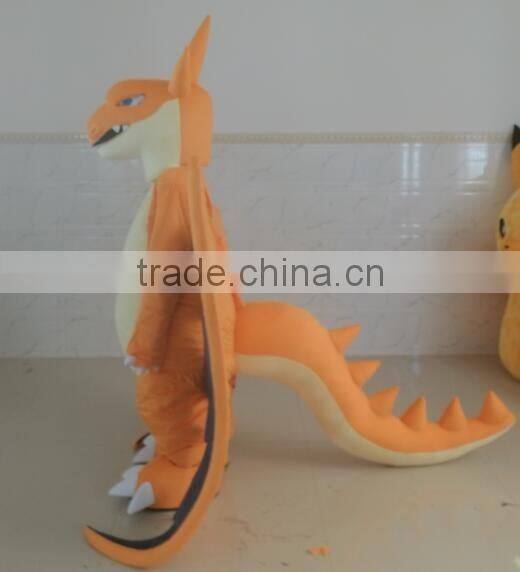 2017 charizard mascot costume/pokemon mascot costume/mascot costume