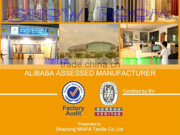 2016 Hot Sale More Color Available Stripe Voile Ready Made Crushed Fabric Sheer Curtain