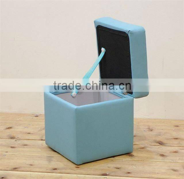 modern storage square stool