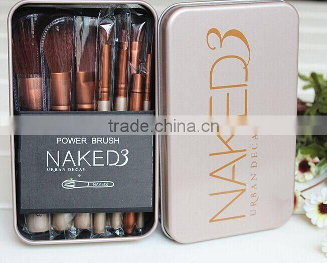 12pcs Pincel Maquiagem Naked3 Shenzhen Cosmetic Brush