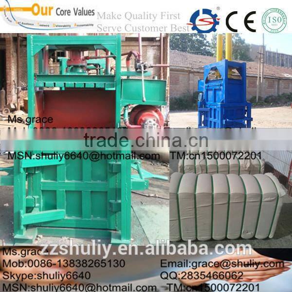 Factory direct sale Hydraulic cotton baler /waste paper baling press machine