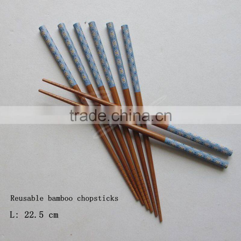Reusabl color bamboo chopsicks
