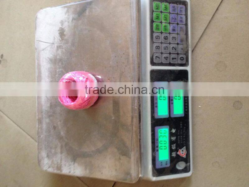 pink color 30 grams pp raffia ball for gardening