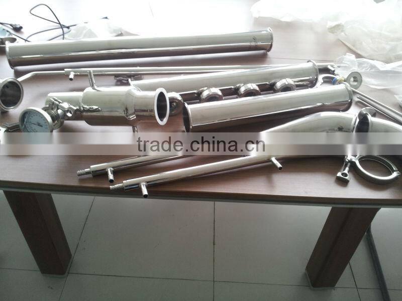 stainless steel /copper adaptor of distillation equipment