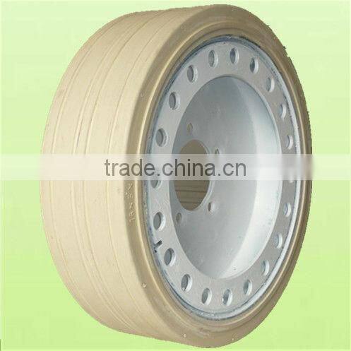5.00-8 price tire, solid tires with rim with brake,tire for lifting platform