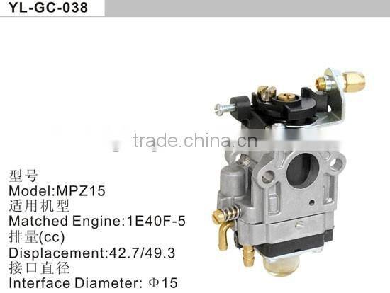 gasoline engine 1E40F-5 carburetor