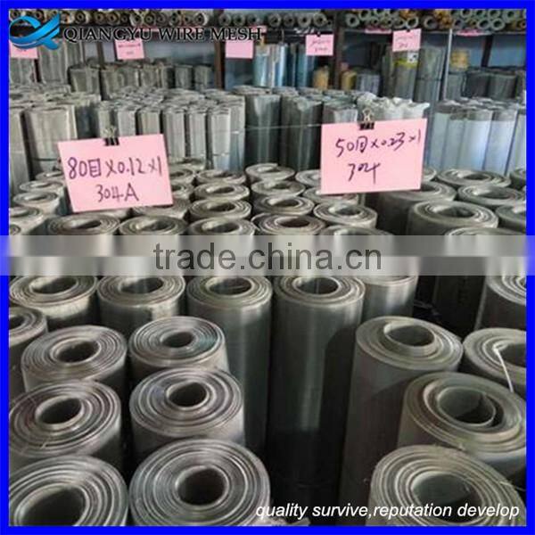 304 60 micron stainless steel wire mesh/ ultra fine stainless steel wire mesh