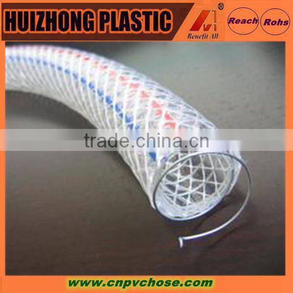 pvc fiber and steel wire reinforced hose