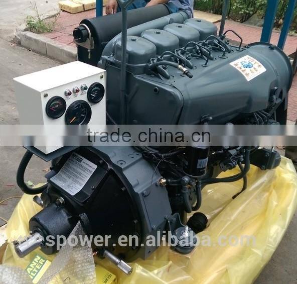 4 stroke air cooled deutz F4l912 diesel engine wpt clutch
