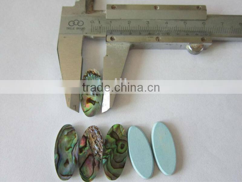 oval shaped abalone buttons for instruments