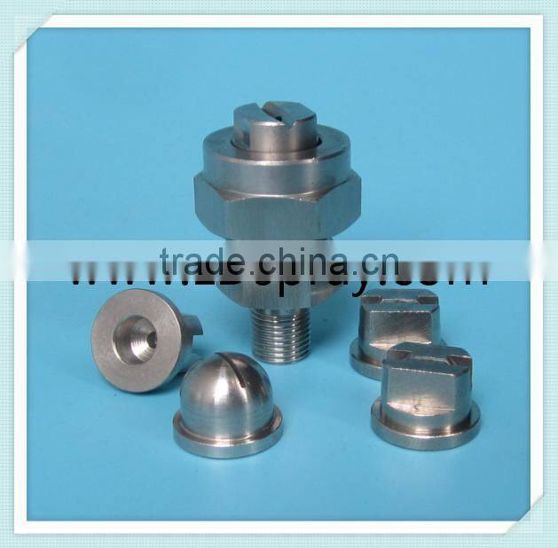 1/8" TB series water air steam flat fan three piece spray nozzle