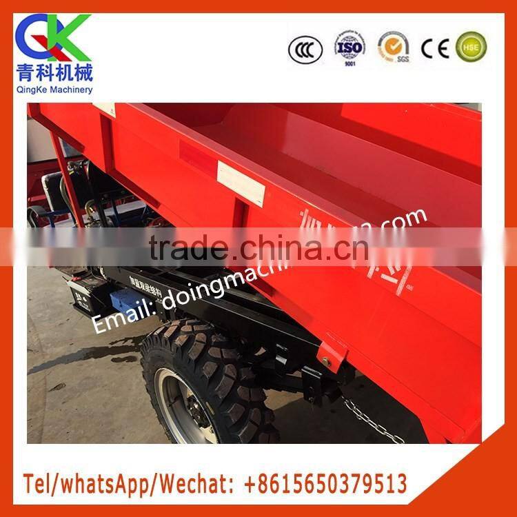 Hydraulic dump with Oil brake Environmental protection tricycle