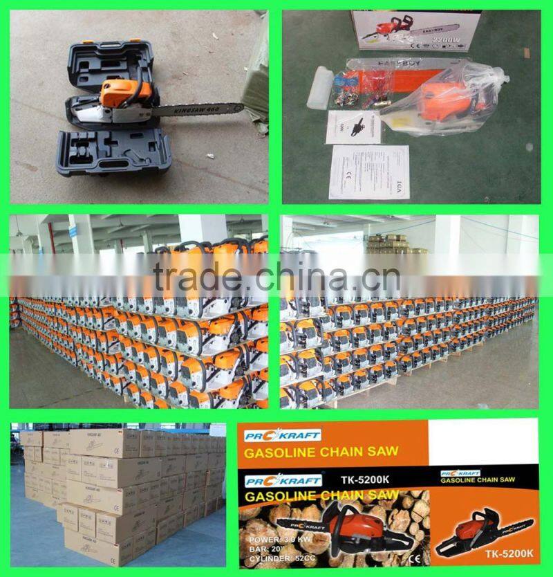 CE approved 2-stroke gasoline chain saw/chain saw/3800 chain saw
