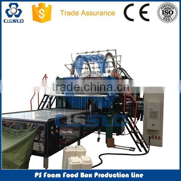 Disposable lunch box making line