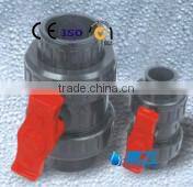 PVC BALL VALVE WITH pressure gauge 1.0Mpa/10bar /10.2kgf/cm 2