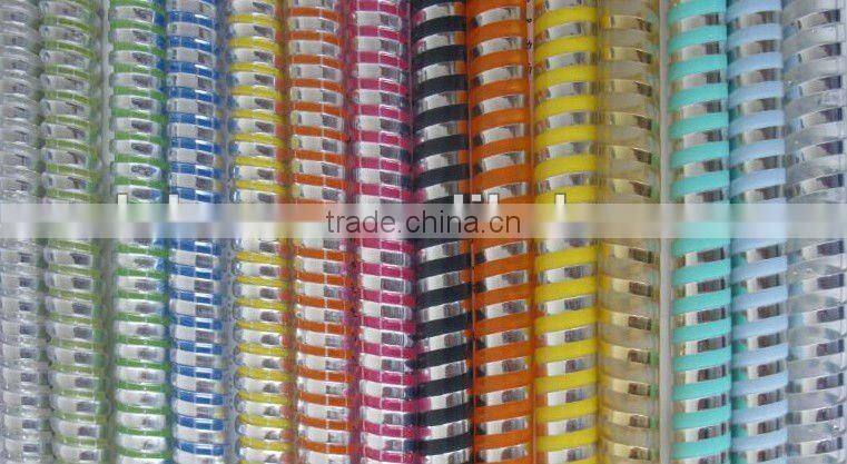 White PVC plastic White PVC corrugated shower hose/flexible hose/ACS certificate