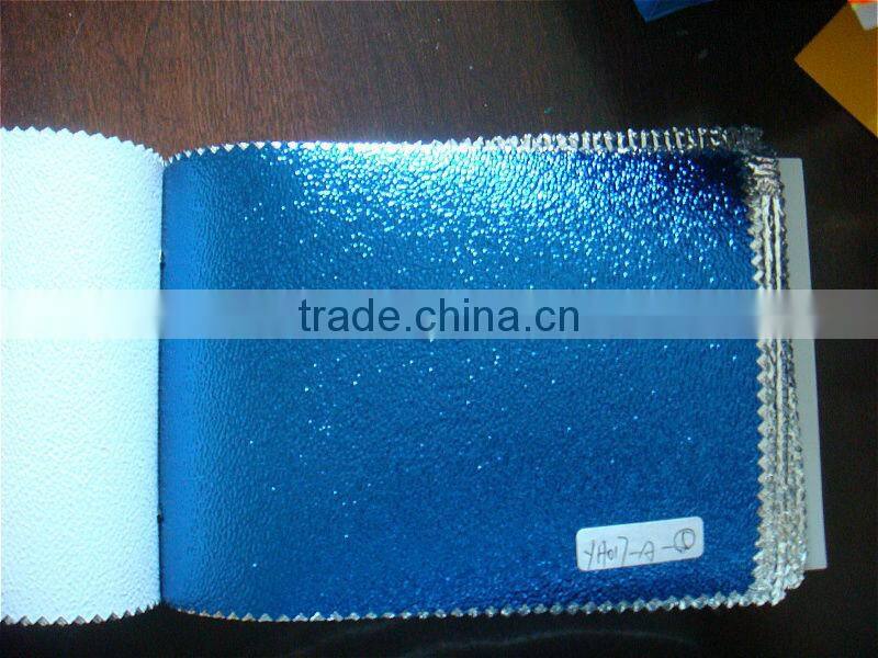 2015 decorative metalized reflective glossy PVC Film