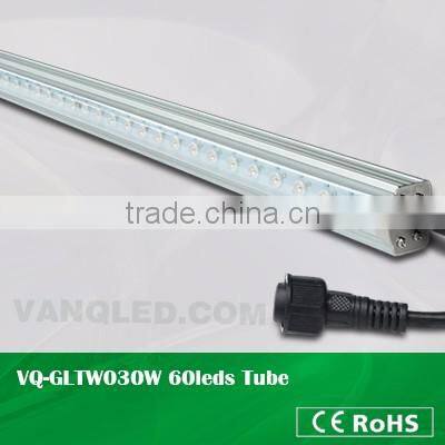vanqled 30w led grow tube IP65 for indoor farm hydroponic with humidity,daisy-chain grow plant light