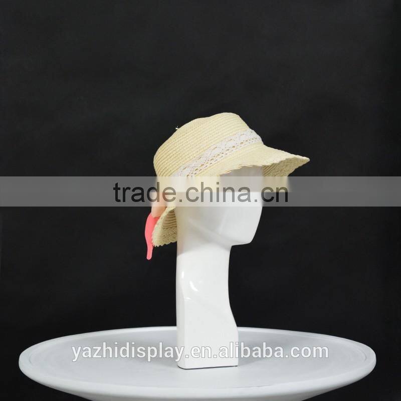 Fiberglass Egghead female mannequin for hat or decoration For Retail Store Display