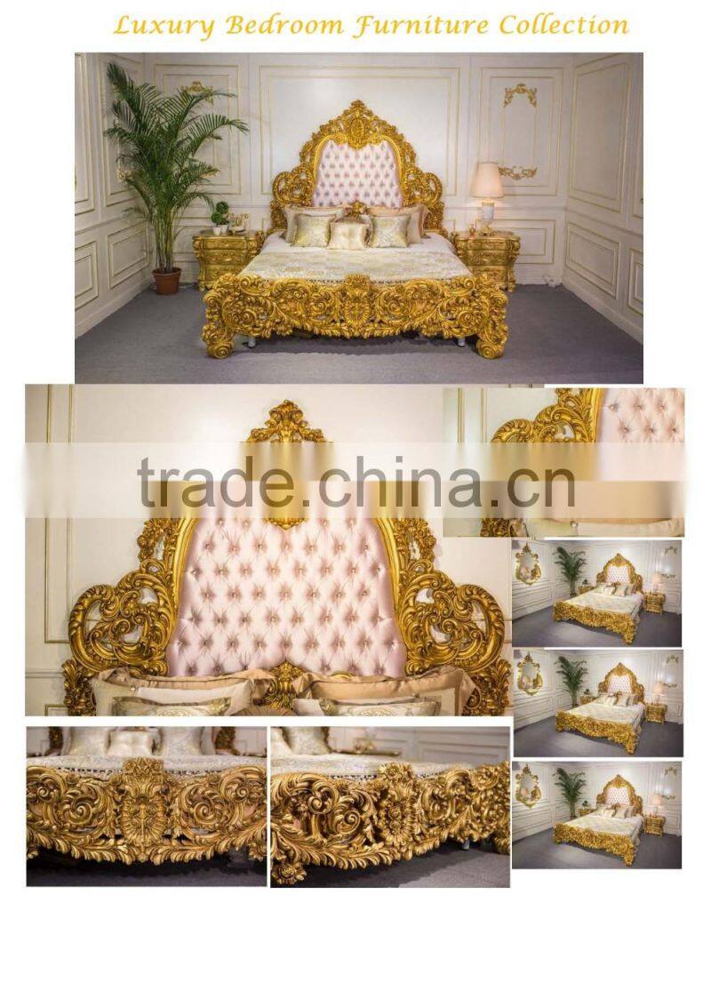 European Painted Triple Door Wardrobe, French Rococo Style Three Doors Wardrobe