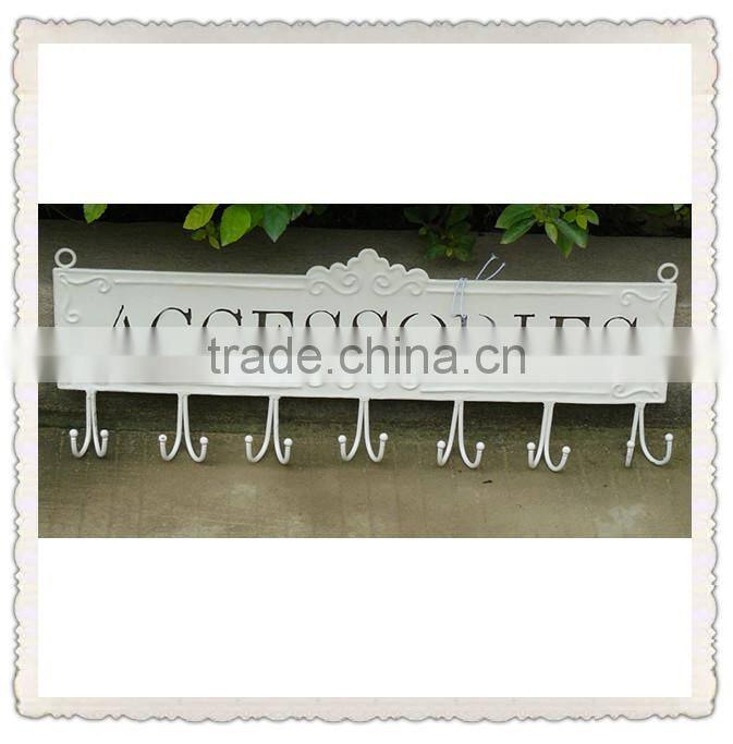 Handmade Heart Shape Antique Hanging Wrought Iron Wall Art Decor