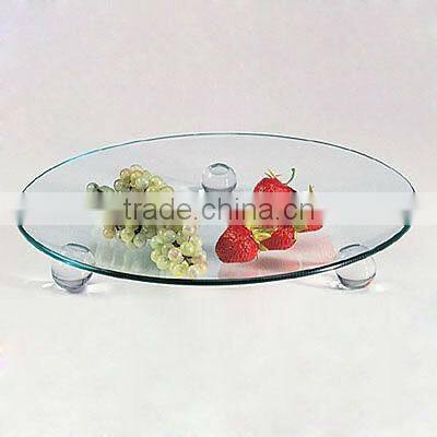 glass pacific dessert plate
