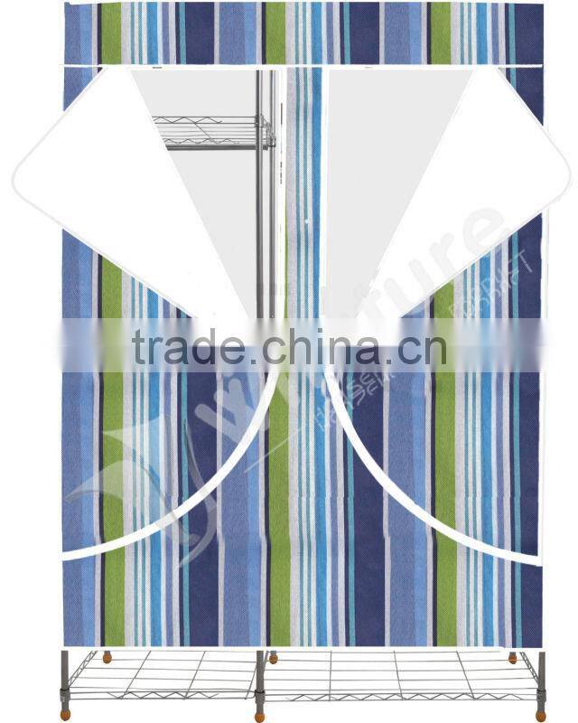 Metal Furniture Non-woven folding wardrobe