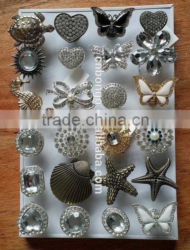 decorative metal alloy seashell Drawer knobs
